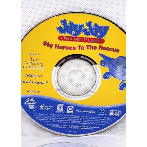 Jay Jay The Jet Plane Sky Heroes To The Rescue The Learning Company Ages 3-7 CD - Picture 3 of 5